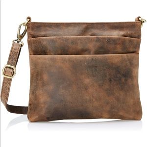 Vintage Leather Crossbody Purse